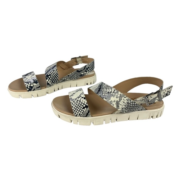 Circus by Sam Edelman Nadine Sandals Snake Print Womens US 9 - Picture 3 of 11